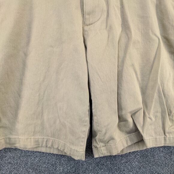 Dockers Mens Chino Shorts Tan Size 30 Cotton Slash Pockets Belt Loops - Picture 7 of 12